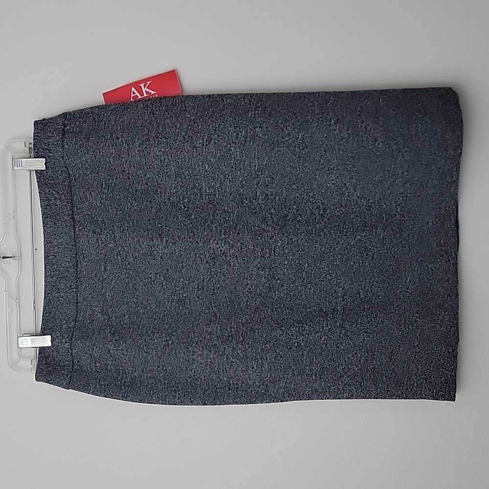 NWT Anne Klein Black & White Tweed Midi Pencil Skirt 10